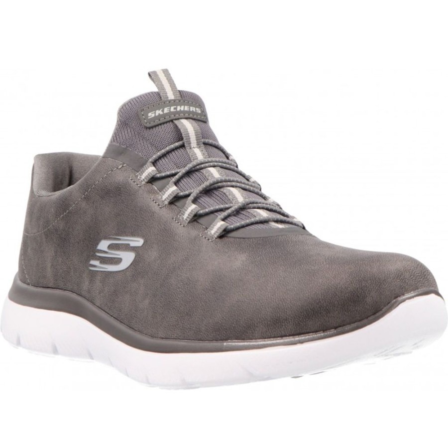 Femme Skechers | Skechers - Summits Itz Bazik Gris