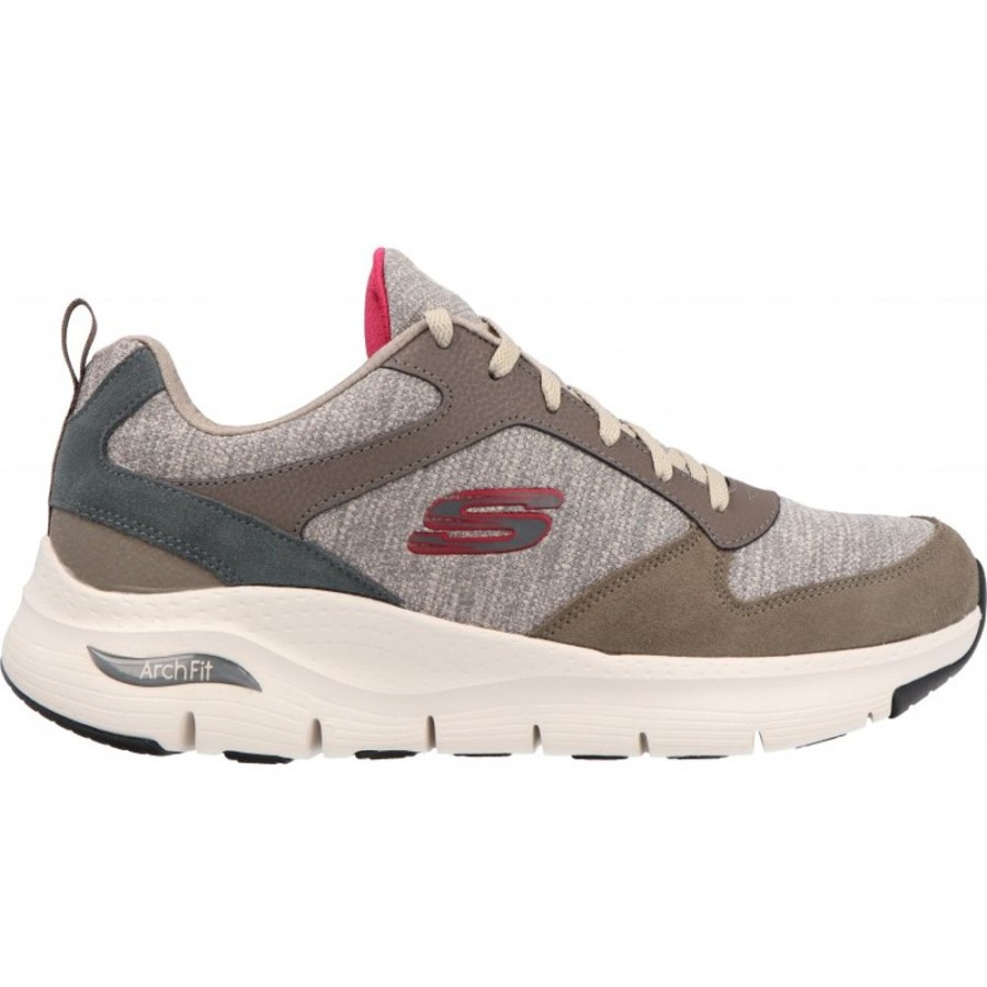 Homme Skechers | Skechers - Arch Fit Taupe