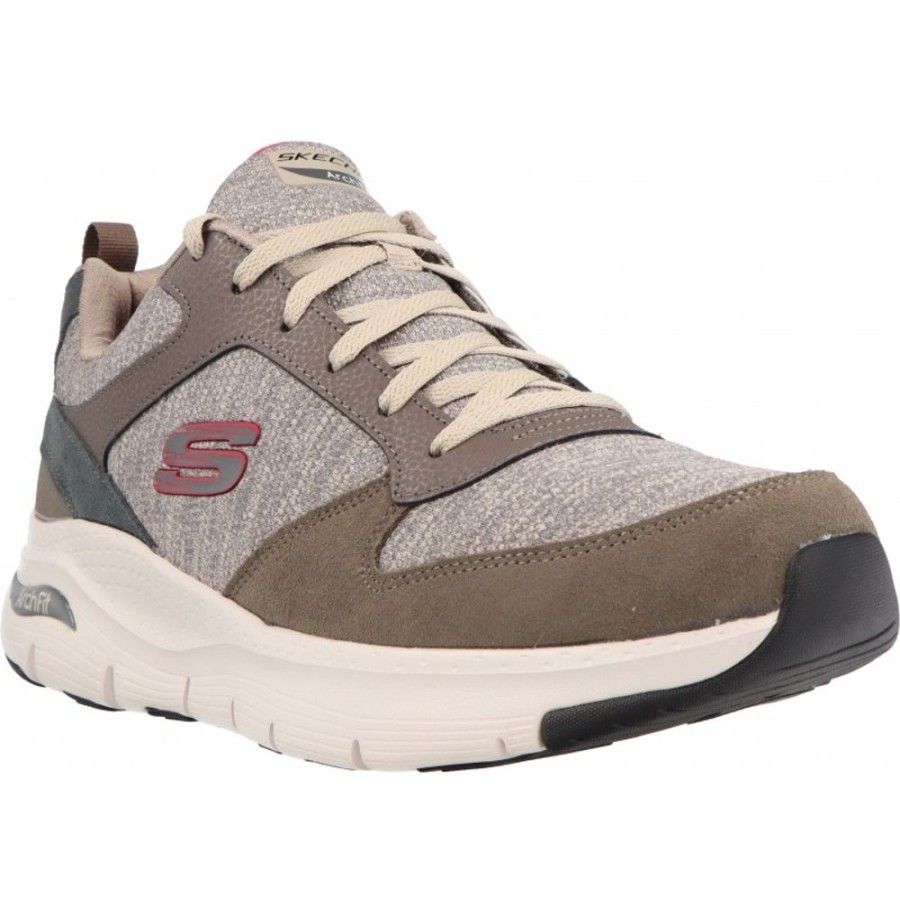 Homme Skechers | Skechers - Arch Fit Taupe