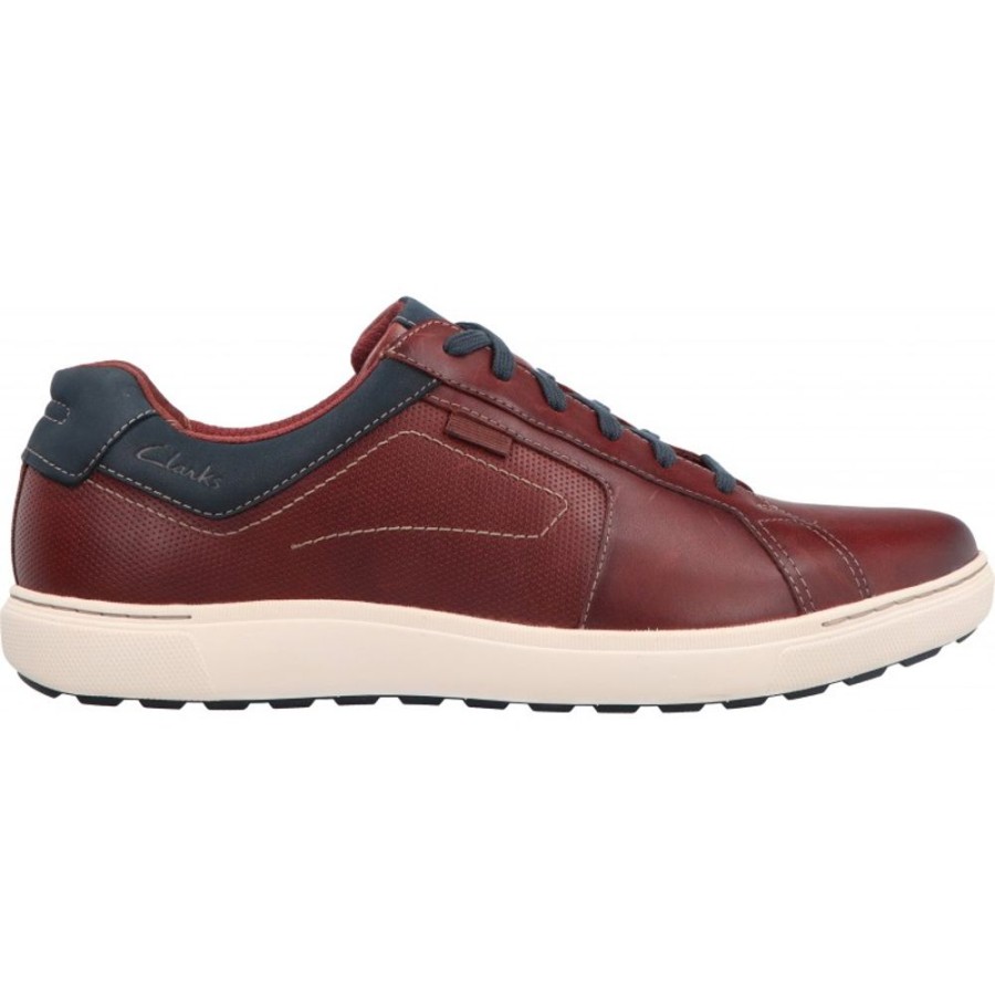 Homme Clarks | Clarks - Mapstone Lace Mahogany Leather