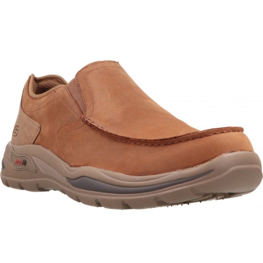 Homme Skechers | Skechers - Arch Fit Motley Hust Marron