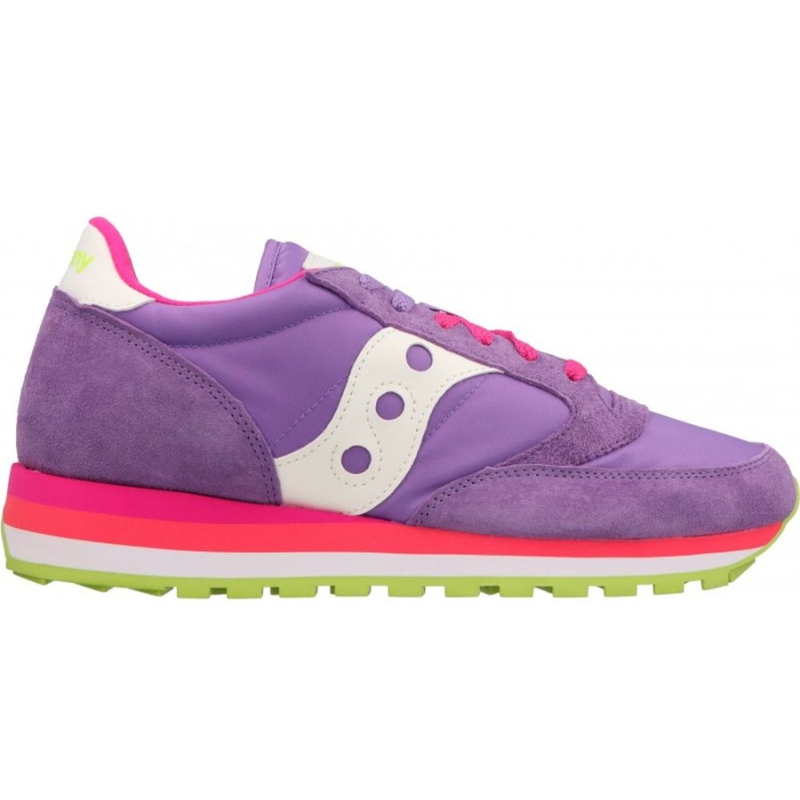 Femme Saucony | Saucony - Jazz Triple Violet/Blanc