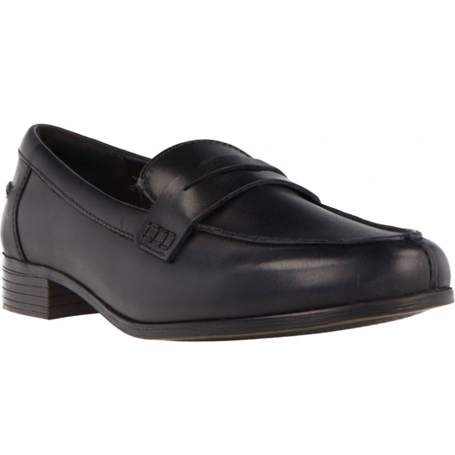 Femme Clarks | Clarks - Hamble Loafer Black Leather